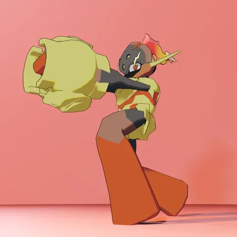 Pokemon Armarouge - Blender 3d models