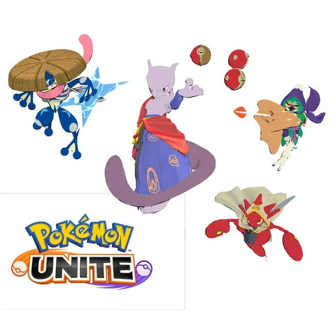 Pokemon Unite Rigs - Blender 3d models