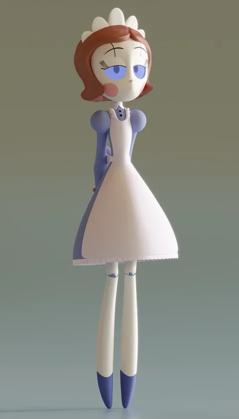 Polly (Emmy the Robot) - Blender 3d models