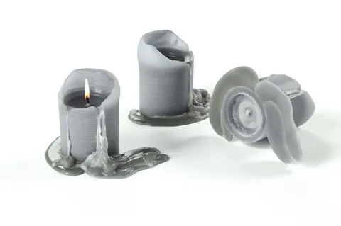 Candle Used 01 - Blender 3d models