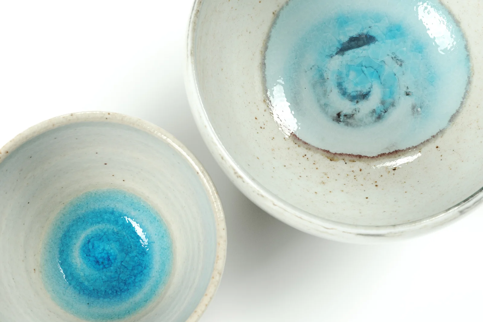 Ceramic Bowls White Blue screenshot 5