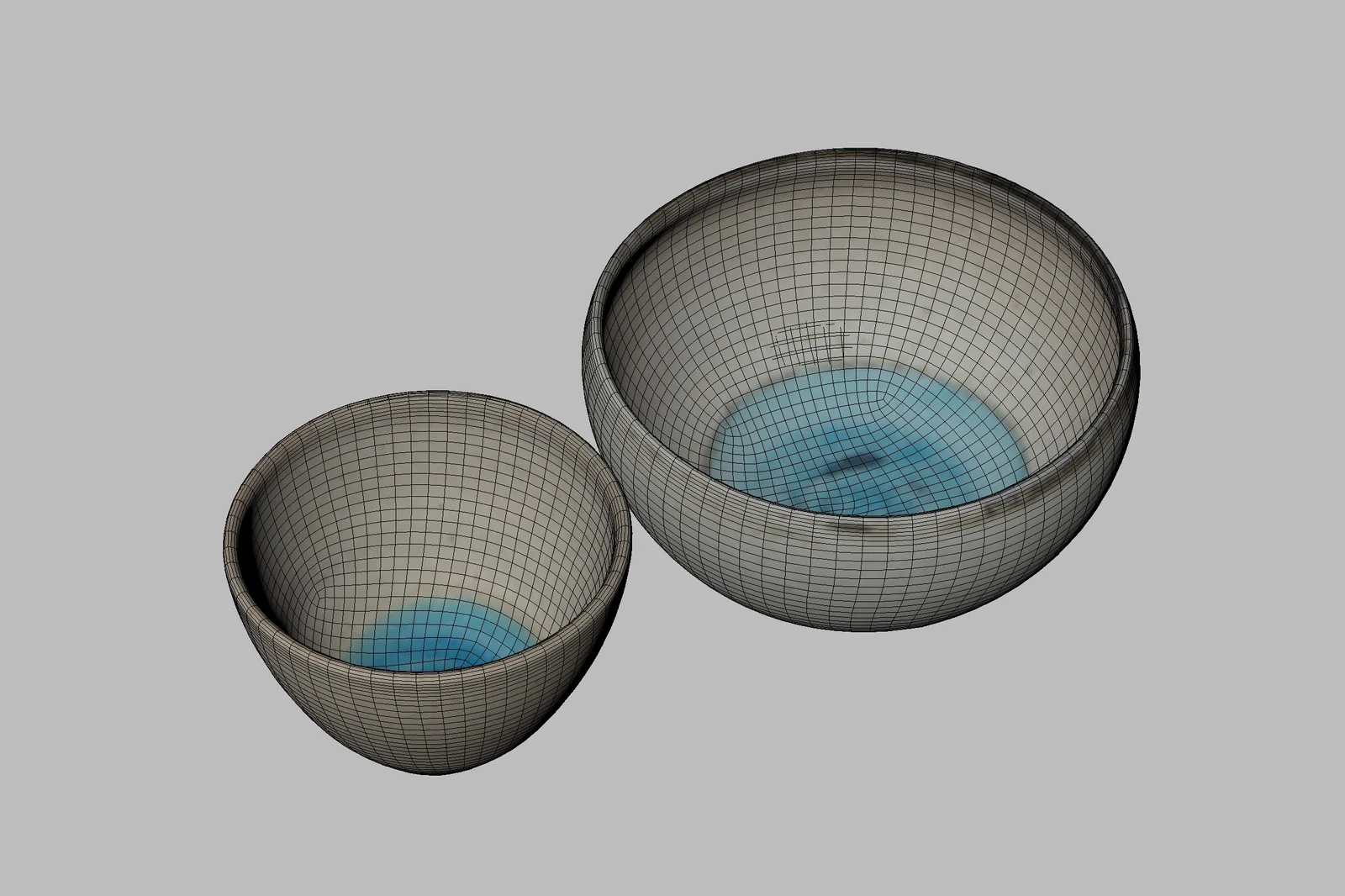 Ceramic Bowls White Blue screenshot 6
