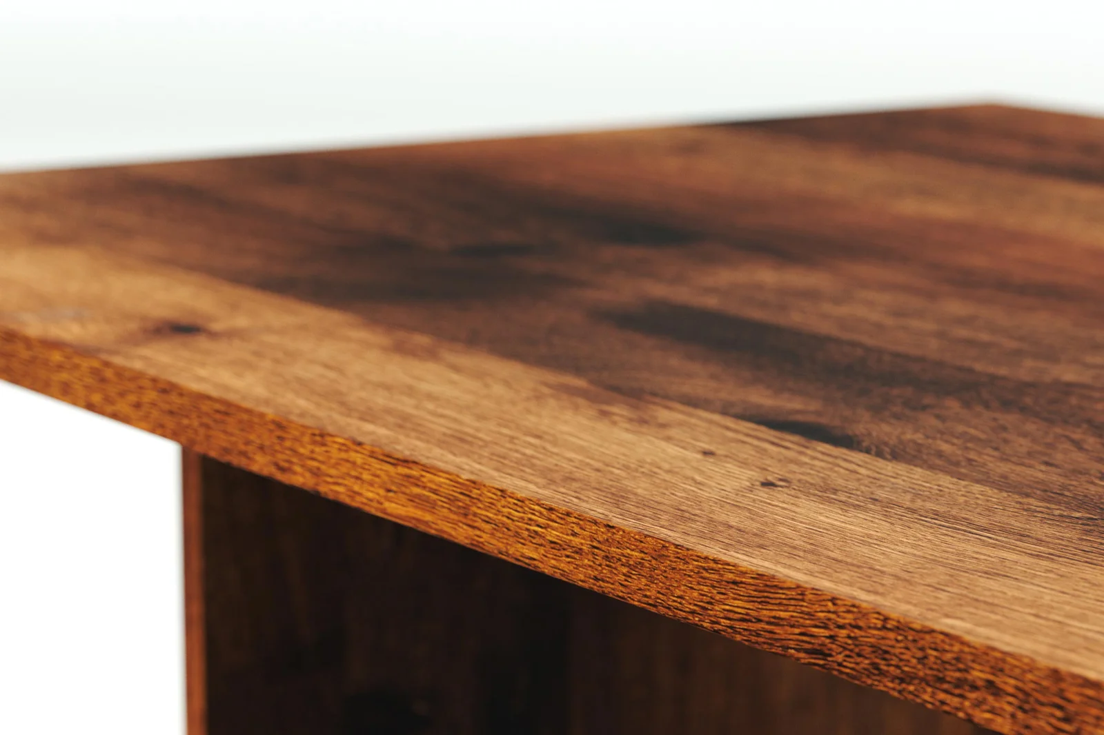 Smoked Oak Table And Bench screenshot 3