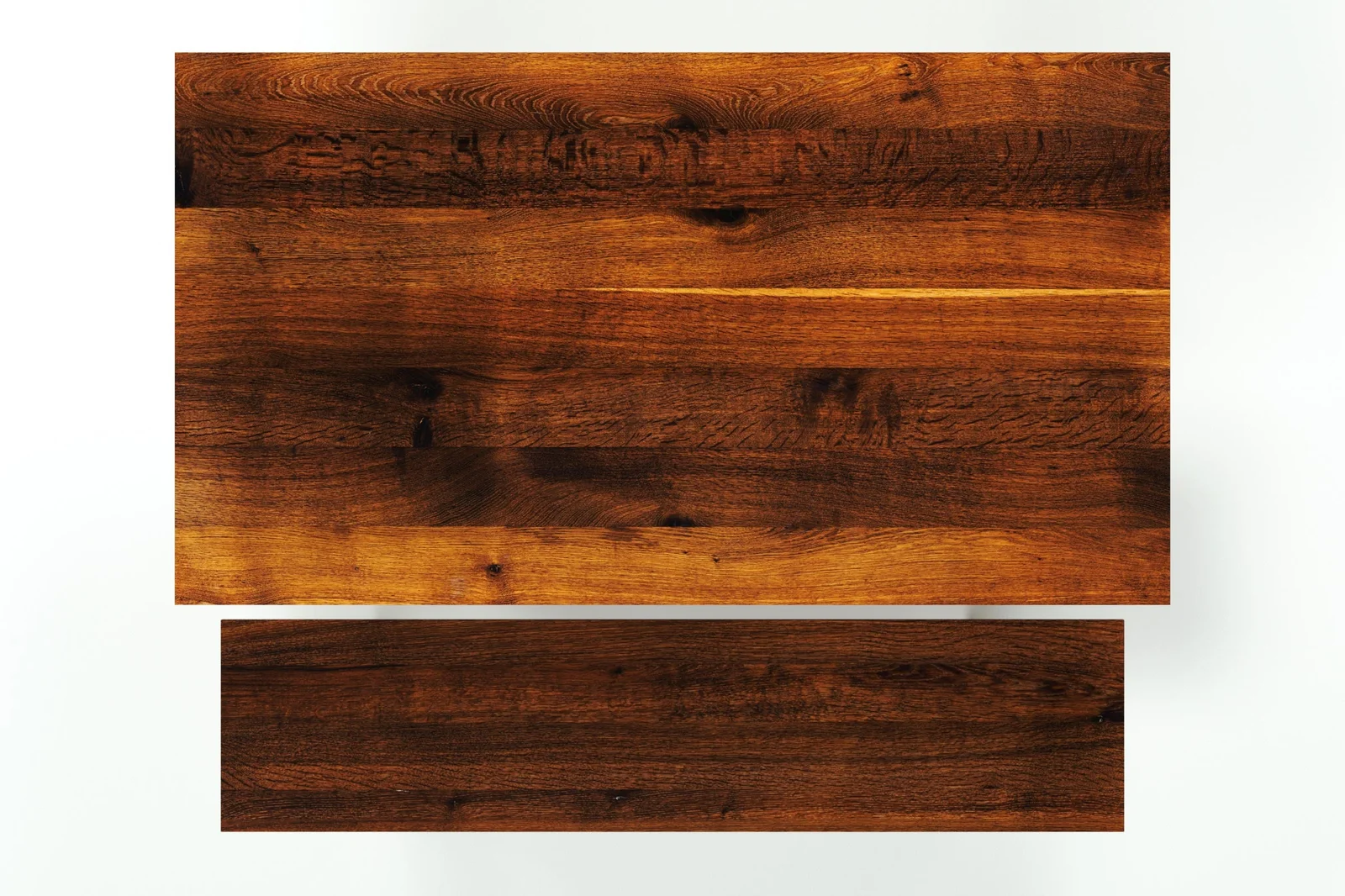 Smoked Oak Table And Bench screenshot 8