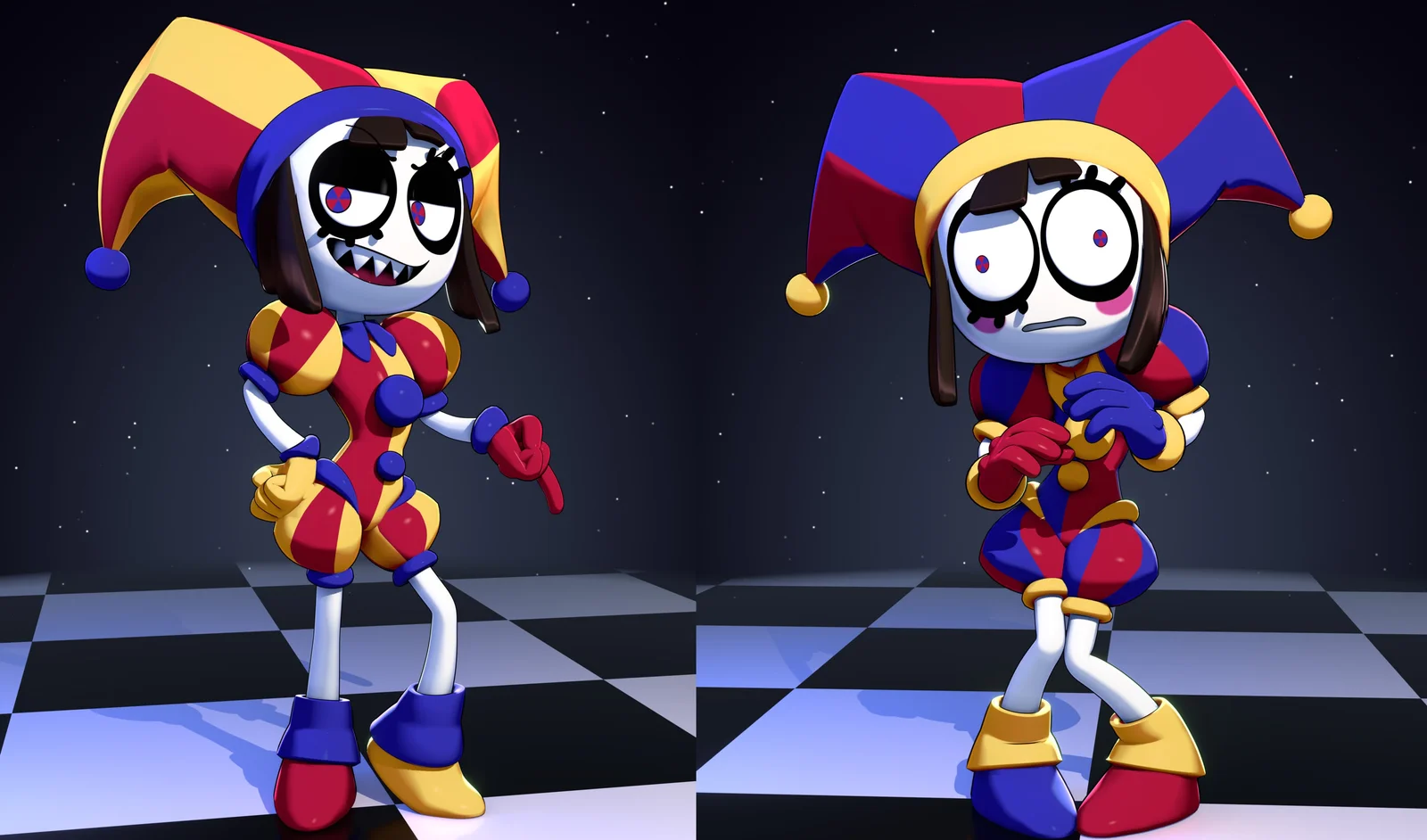 Pomni Rigged Model screenshot 2