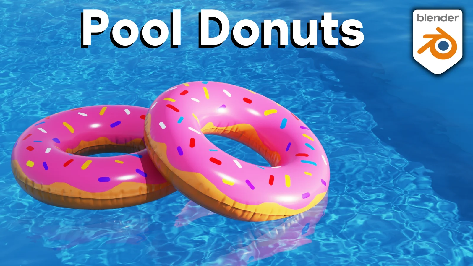 Pool Donuts and Water Caustics screenshot 2