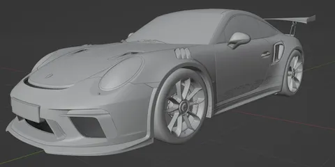 Porsche 911 GT3 RS 2019 - Blender 3d models