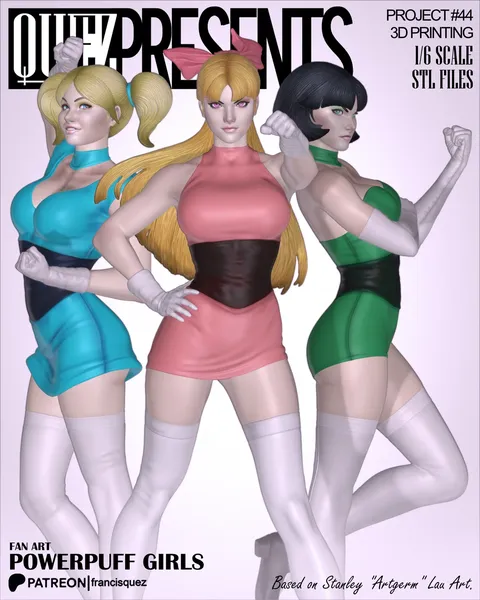 Powerpuff Girls - Blender 3d models