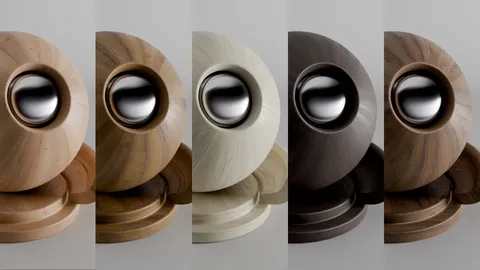 Veneer Wood Texture Pack 02 - Blender textures & materials