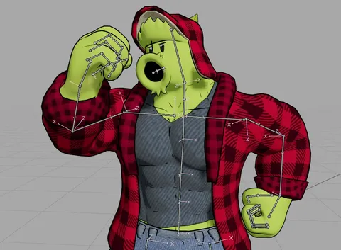 Primal Peashooter 2 Toon - Blender 3d models