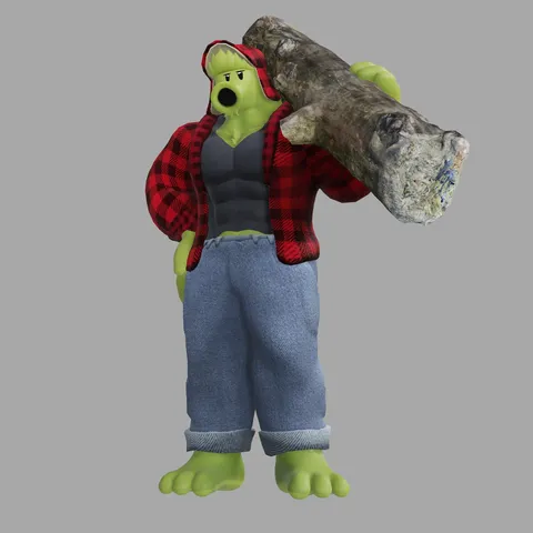 Primal Peashooter - Blender 3d models