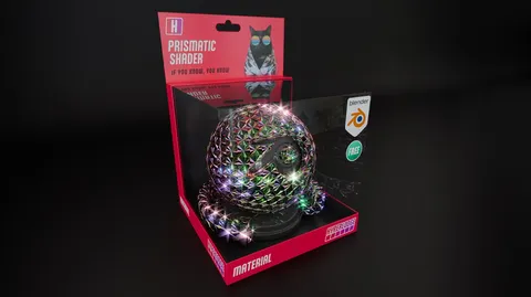 Prismatic Holographic Paper - Blender shaders