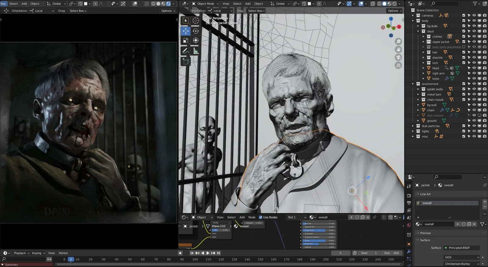 Prison Character Illustration screenshot 2