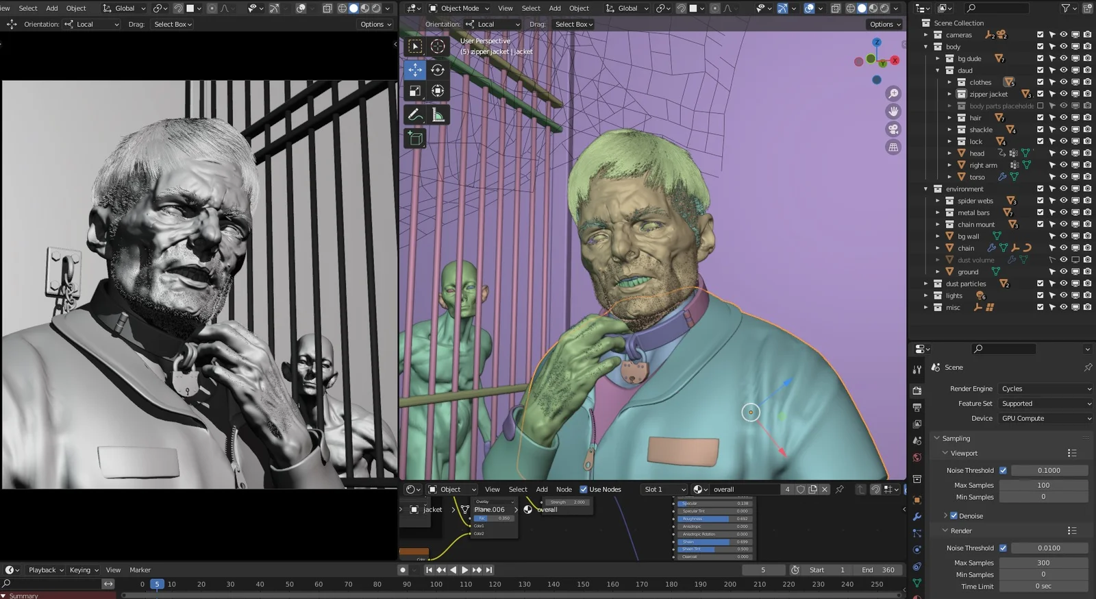 Prison Character Illustration screenshot 3