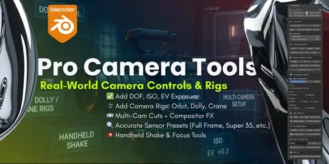 Pro Camera Tools - Blender addons