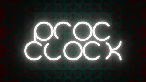 Proc. Clock - Blender shaders