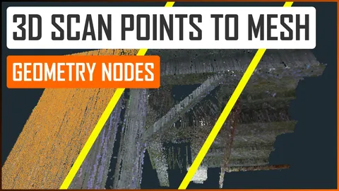Point Cloud to Mesh - Blender geometry nodes