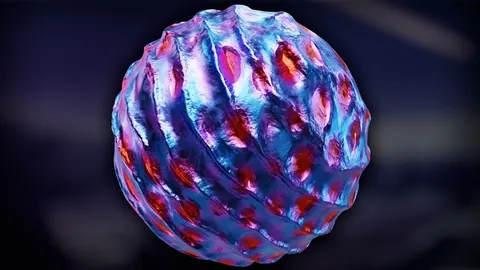 Procedural Sci-Fi Alien Material - Blender shaders