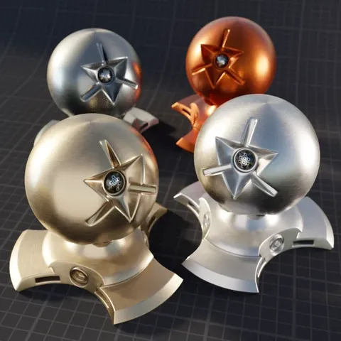 Procedural Anisotropic Brushed Metal - Blender shaders
