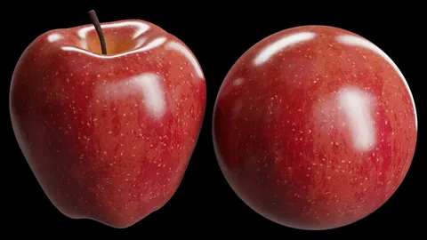 Procedural Apple Material - Blender shaders