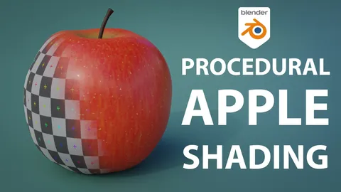 Procedural Apple - Blender shaders