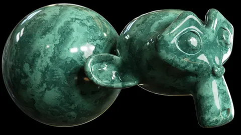 Procedural Aqua Marble Material - Blender shaders