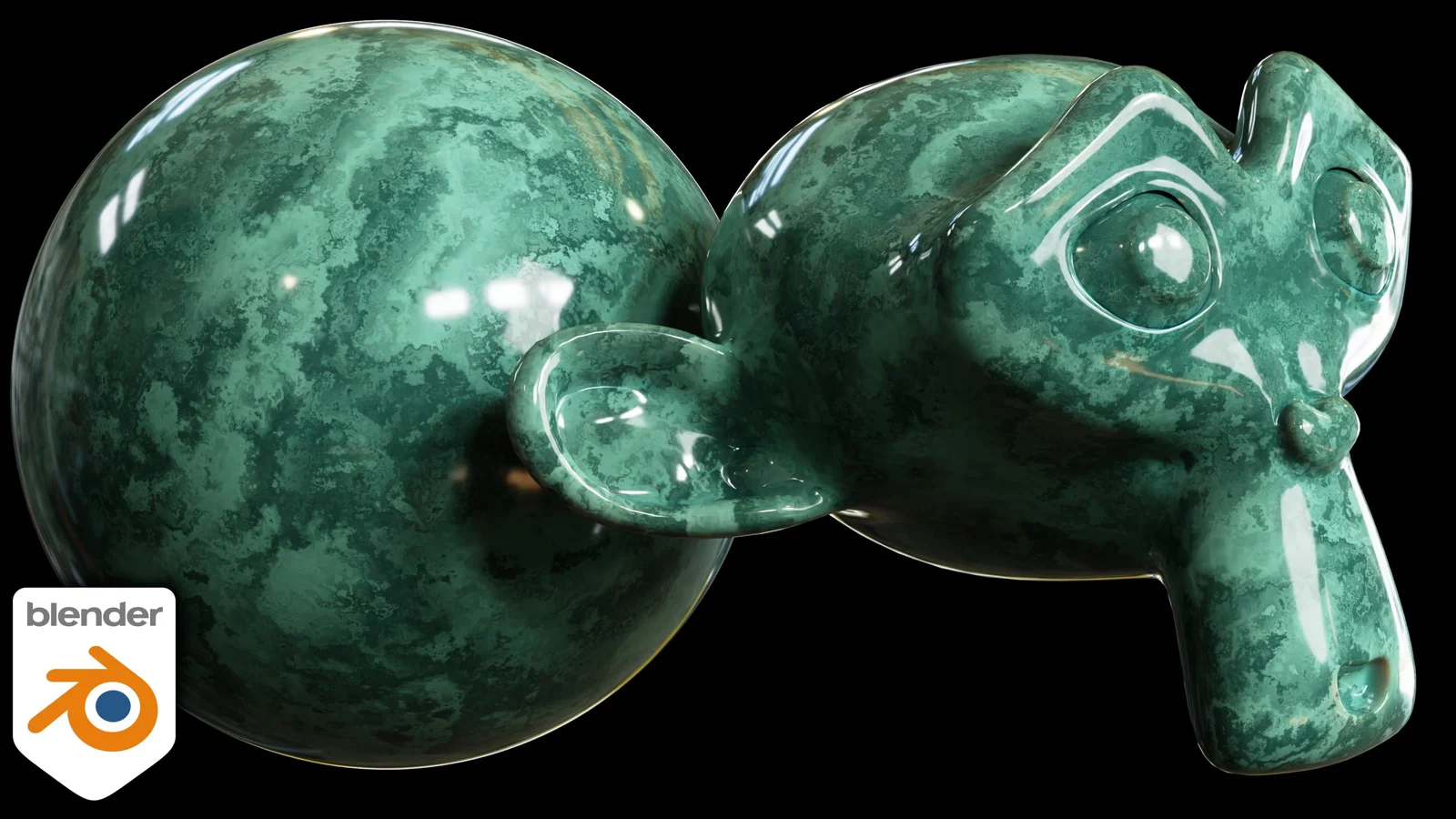 Procedural Aqua Marble Material screenshot 3