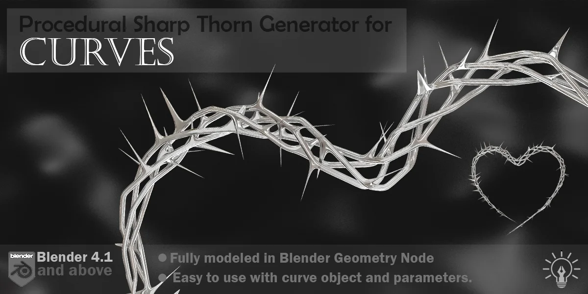 Procedural Thorn Generator screenshot 2