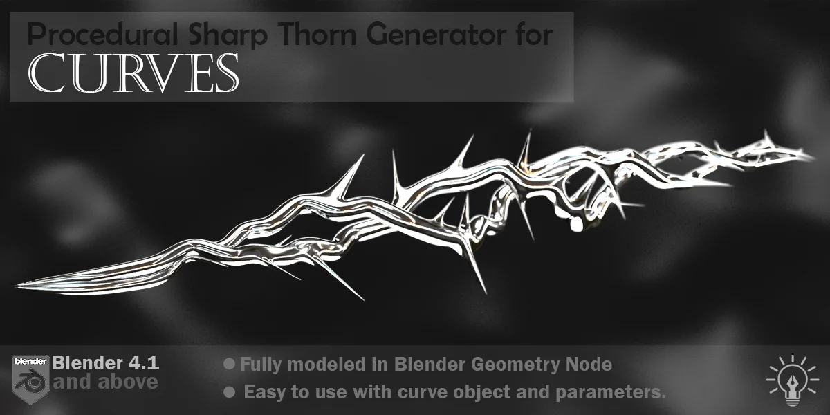 Procedural Thorn Generator screenshot 3