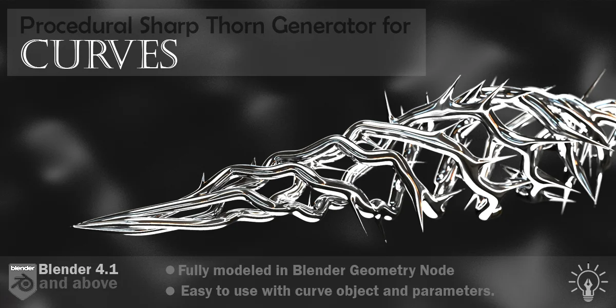Procedural Thorn Generator screenshot 4