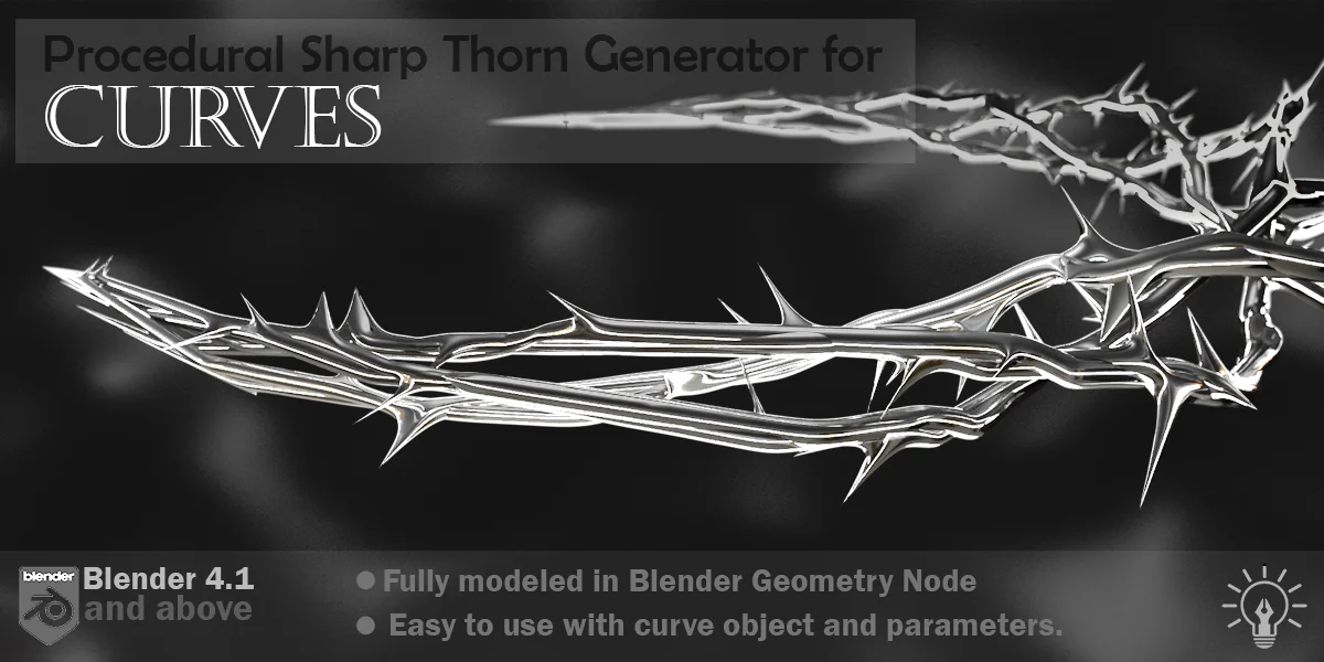 Procedural Thorn Generator screenshot 5