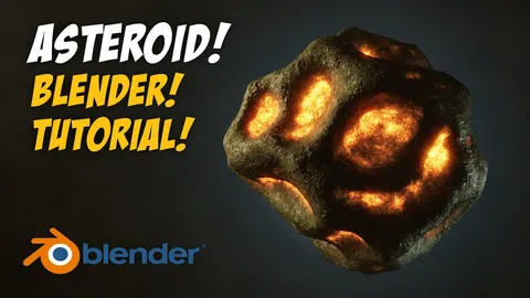 Procedural Asteroid Material - Blender shaders