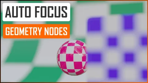 Procedural Auto Focus - Blender geometry nodes