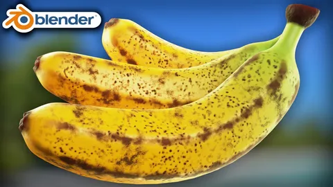 Procedural Banana Material - Blender shaders