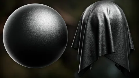 Procedural Black Leather - Blender shaders