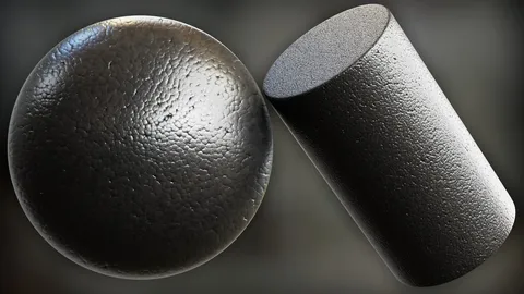 Black Styrofoam Material - Blender shaders