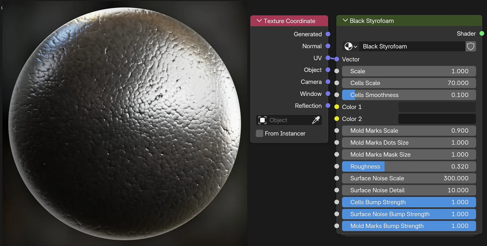 Black Styrofoam Material screenshot 2