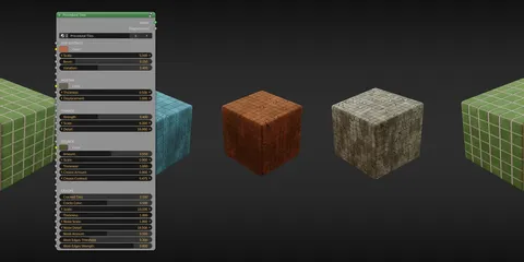 Procedural Tile Shader - Blender shaders
