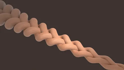 Procedural Braids - Blender geometry nodes