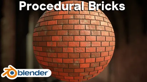 Procedural Brick Material - Blender shaders