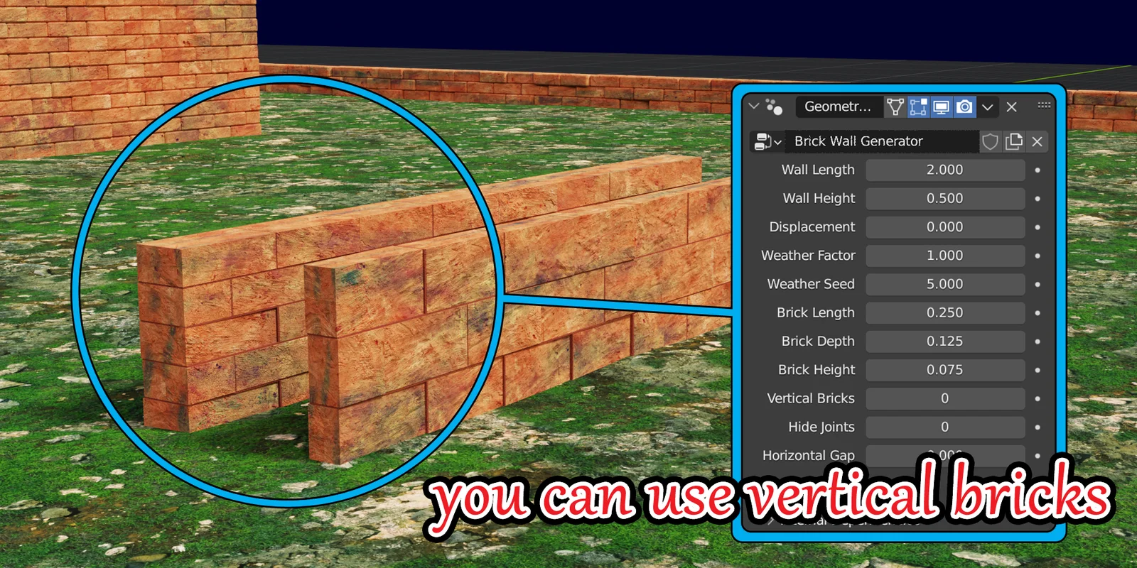 Procedural Brick Wall Generator screenshot 6