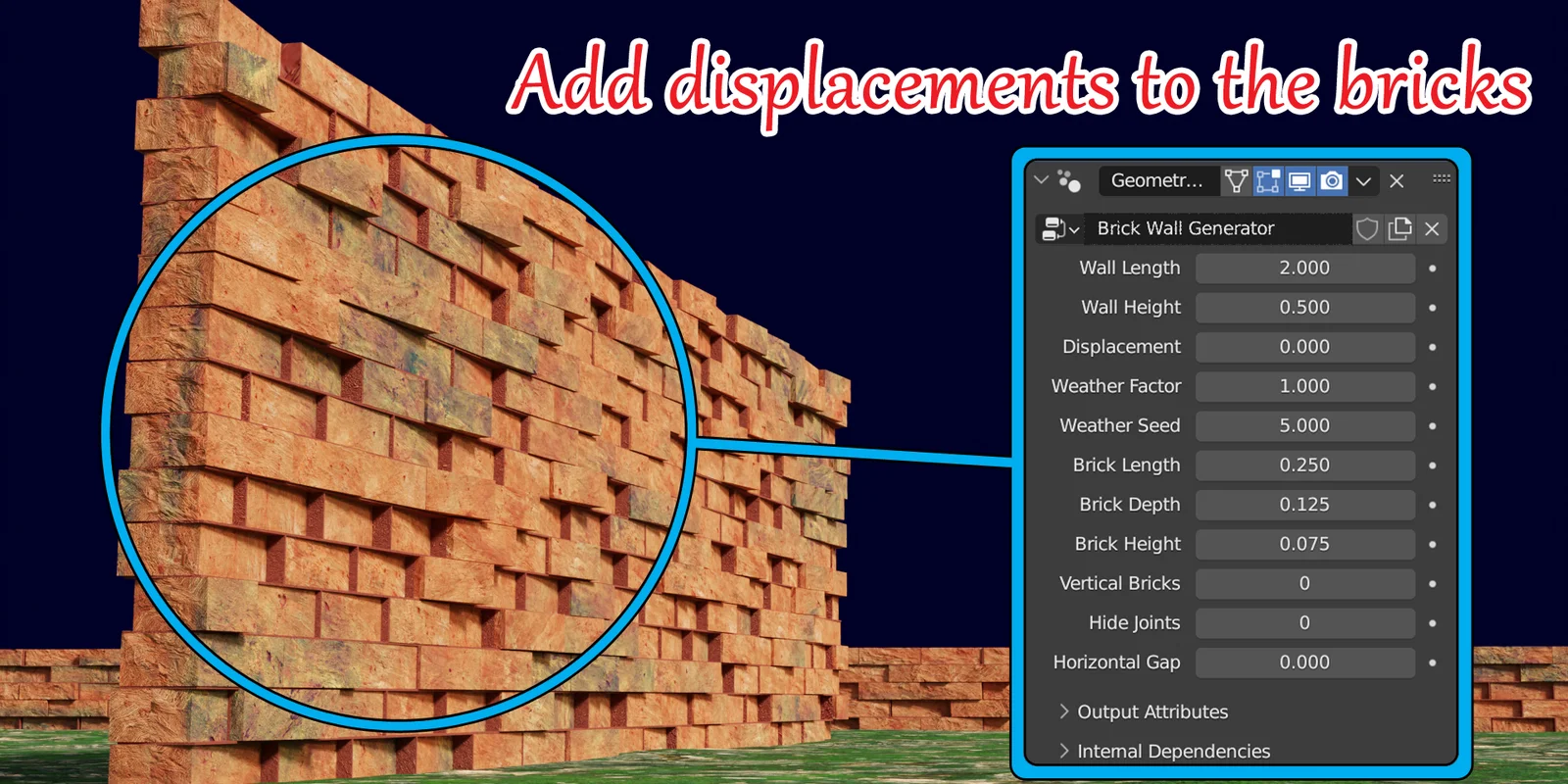 Procedural Brick Wall Generator screenshot 7