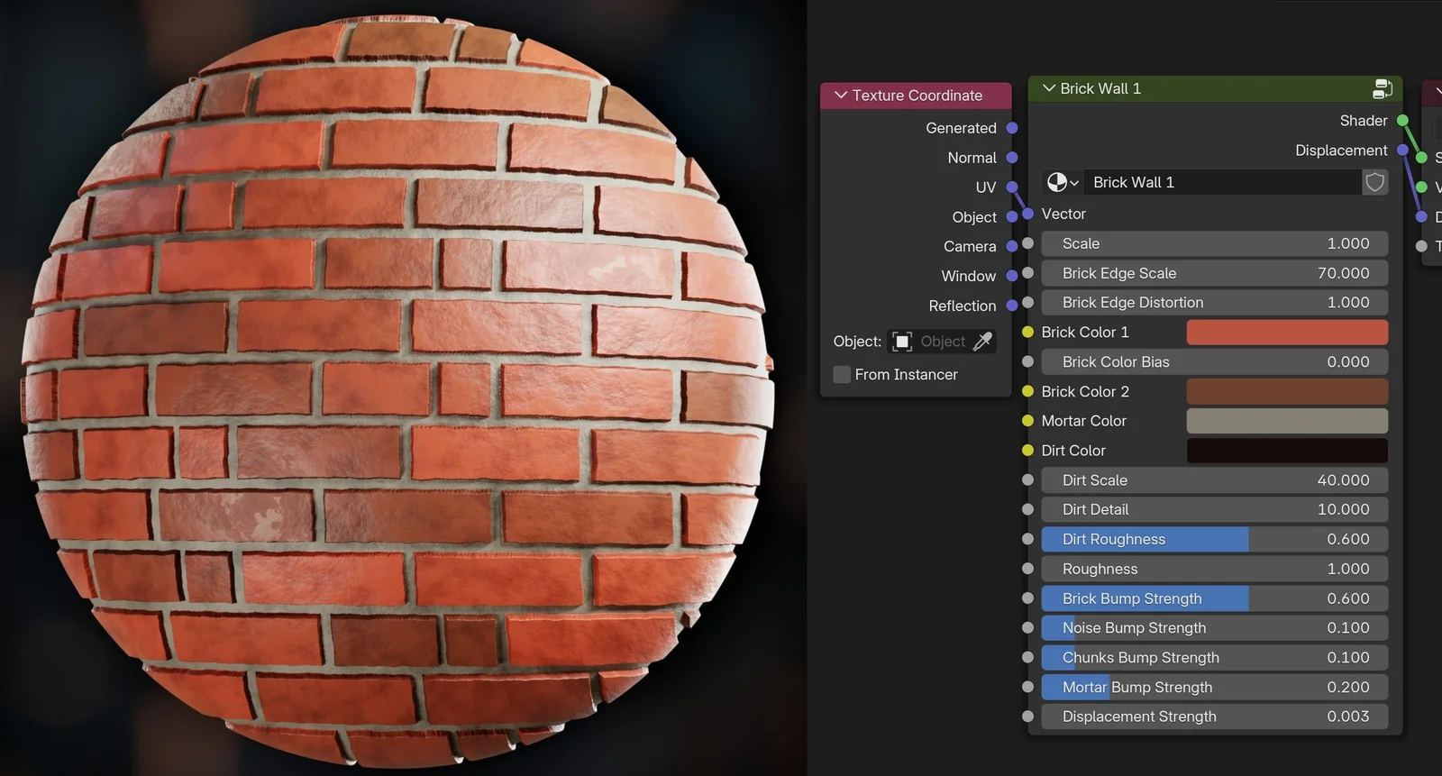 Procedural Brick Wall screenshot 2