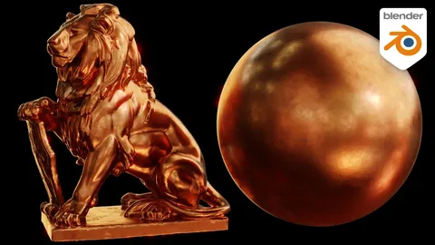 Procedural Bronze Material - Blender shaders