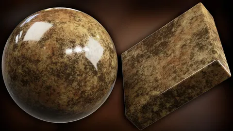 Procedural Brown Granite - Blender shaders