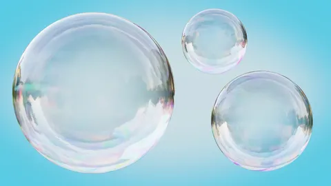 Procedural Bubble Material - Blender shaders