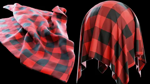 Procedural Buffalo Plaid Fabric - Blender shaders