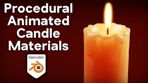 Procedural Candle Materials - Blender shaders