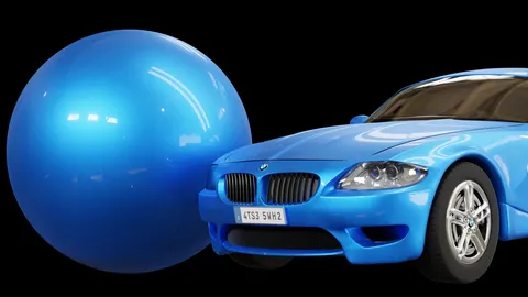 Procedural Car Paint Material - Blender shaders