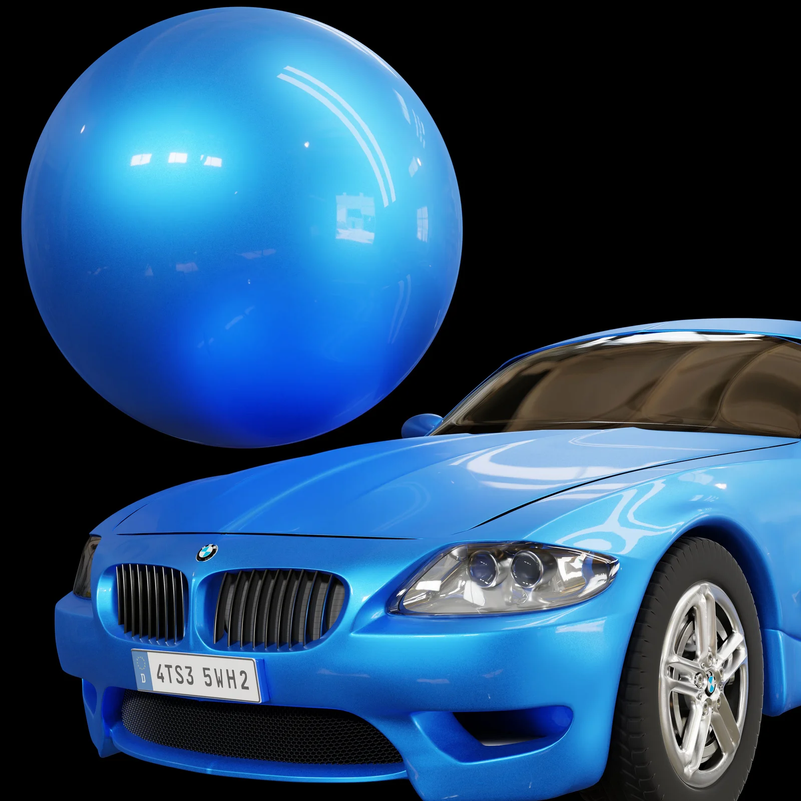 Procedural Car Paint Material screenshot 3